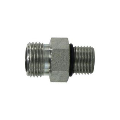 Opens dialog Midland Industries FS6400O1012 - Straight Connector, 1" Male ORFS x 1-1/16" Male ORB, Steel