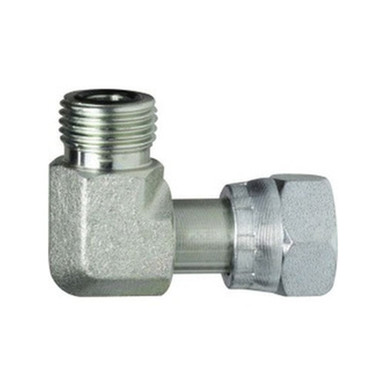 Opens dialog Midland Industries FS65002424 - 90° Swivel Nut Elbow, 2" Male ORFS x 1-7/8" ORFS, Steel