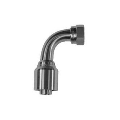 Opens dialog Midland Industries SS43-08-08FJ90 -43 Series 90° Swivel Elbow, 1/2" Hose x 3/4" Female JIC,