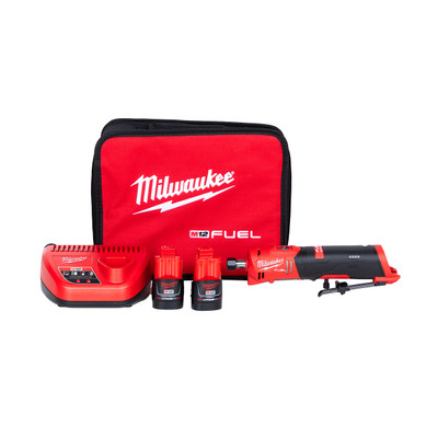 Milwaukee 1/4" Straight Die Grinder Kit with Batteries (2486-22)