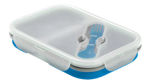 Alpine Mountain Gear Collapsible Silicone Food Container - Blue (AMGCSFL)
