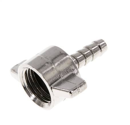Hose Barb Connector For Tire Inflator Bottle M 16X1.5 - 6mm (1/4")
