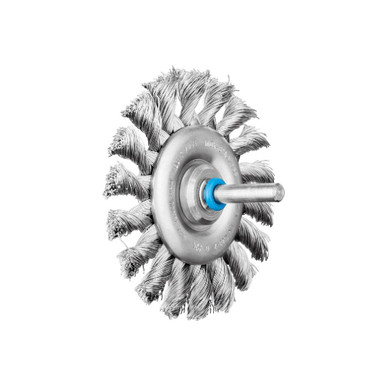 Opens dialog PFERD 82743 3" Dia. INOX-TOTAL standard twist knot wheel brush .012" stainless steel wire, 6 MM (10pk)