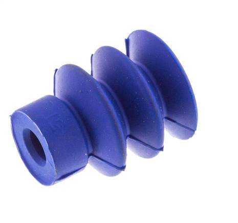 18mm Bellows PUR Blue Vacuum Suction Cup Stroke 8mm
