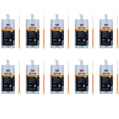 Opens dialog Simpson Strong-Tie SET3G22-N-10PK - 22oz High-Strength Epoxy Adhesive w/ Nozzle, 10ct