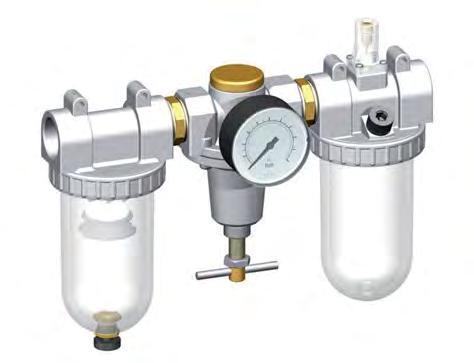 FRL 3-Part G3/4'' 3200 l/min 0.5-10.0bar/7-145psi Semi-Auto Metal Standard 3