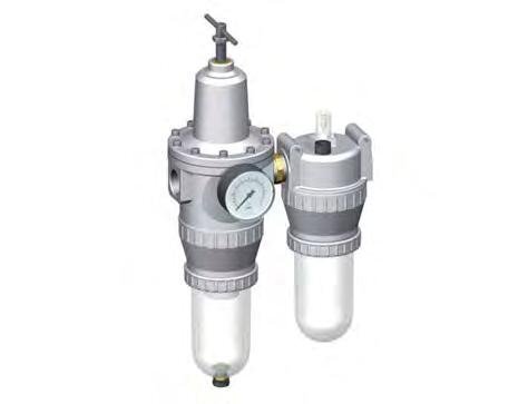 FRL G3/4'' 4000 l/min 0.5-10.0bar/7-145psi Protective Cage Standard 5