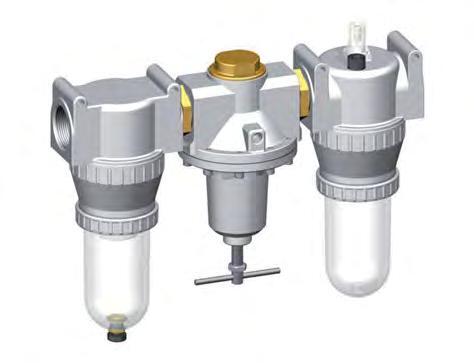 FRL 3-Part G1 1/4'' 4900 l/min 0.5-16.0bar/7-232psi Semi-Auto Metal Standard 5