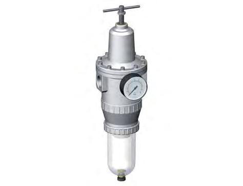 Filter-Regulator G3/4'' 12000 l/min 0.5-10.0bar/7-145psi Auto Polycarbonate Standard 5