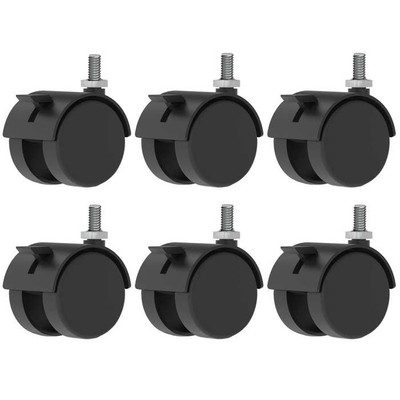 Luxor Workspaces 6 Casters For Pet Workpod (CPPP004)