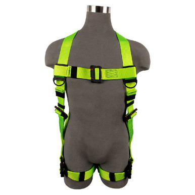 Opens dialog Safewaze SW77225-UT2QCSL-4X - Arc Flash Full Body Harness: Soft Loop 1D, DE MB Torso, DE QCLegs