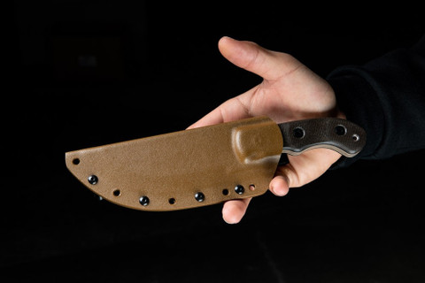 TOPS Knives Tom Brown Tracker #2 Fixed Blade Knife 5" Coyote Tan (TBT02-TAN)